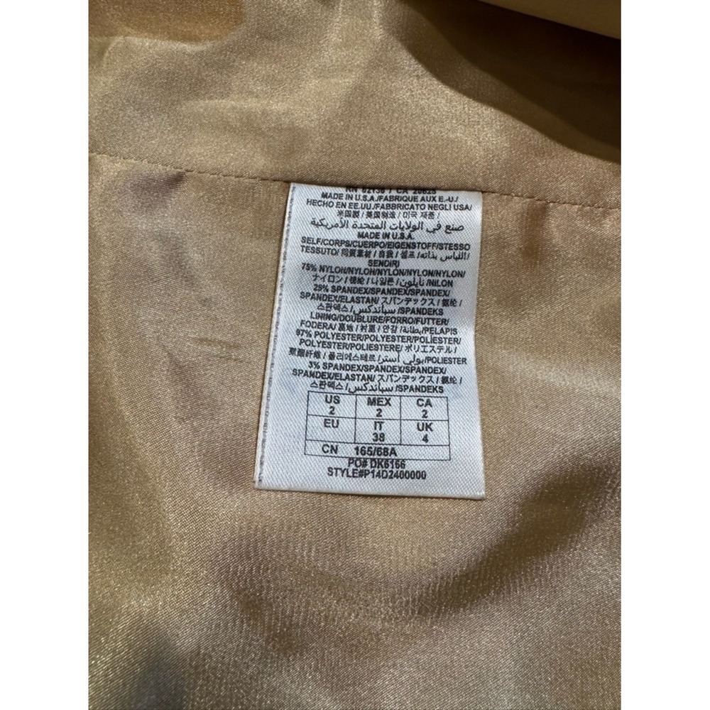 Guess by Marciano Snakeskin Pencil Skirt Brown Tan Animal Print Size 2 - Picture 4 of 6